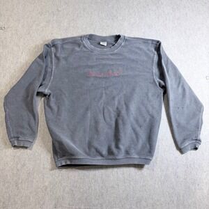 Chicka-d Texas Tech Sweatshirt Womens S Grey Corded Rib Pullover Boho Gameday